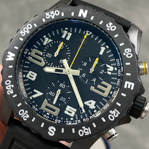 <b>Sporty</b> multi-functional chronograph <b>watch</b> with a mechanical design and aviation style for <b>men</b>. - Product Image 2