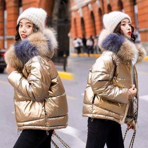 Ventes en gros de manteaux d'hiver pour femmes, col en fourrure courte, capuche, manteaux réversibles pour femmes, parka, manteau à bulles, <span class=keywords><strong>doudoune</strong></span> - Product Image 6