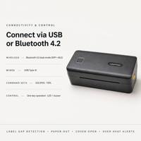 Imprimante d'étiquettes thermiques DP110UBT-31 4 pouces USB+ 203dpi 152mm/s, prend en charge les codes-barres 1D/2D pour entrepôt et commerce de détail