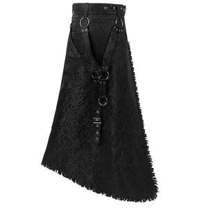 Européenne et Américaine <span class=keywords><strong>Dark</strong></span> Rock Punk Ashes Série Gothique Asymétrique Demi Jupe Vêtements pour Hommes - Product Image 3