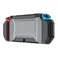 Funda Leyi para Nintendo Switch OLED Blade Series PC Shell con correa de mano funda protectora Compatible con Joy Con Controller
