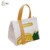 Sac isotherme personnalisé en non-tissé avec fermeture éclair, écologique, imperméable, plusieurs tailles (jusqu'à 30L), réutilisable pour les aliments