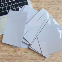 Carte intelligente NFC vierge 13,56 MHz avec puce S50 213/215/216, mini-étiquette de paiement, carte RFID en PVC imprimable par jet d'encre/UV pour hôtel