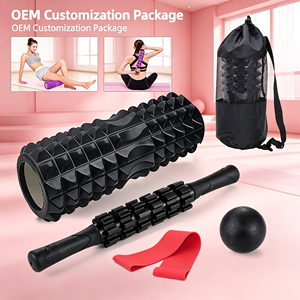Juego de Rodillos de Espuma para Yoga 6 en 1, Estilo Clásico, con Banda de Resistencia, Palo de Masaje y Pelota, Hecho de Material EVA Ecológico y Duradero, Venta al Por Mayor - Product Image 3