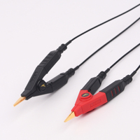 Carrete de eje concéntrico ETA4558G, cables de prueba de cuatro sondas, abrazadera de prueba Kelvin, línea de conexión de cable de alta precisión