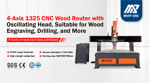 Machine de découpe CNC à tête inclinée <span class=keywords><strong>4</strong></span> axes pour le bois, avec contrôleur DSP, moteur unique, haute rigidité, pour la création d'œuvres murales - Product Image 6