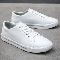 Chaussures décontractées pour hommes en gros, baskets basses noires en microfibre respirante à lacets, logo personnalisé, chaussures de créateur de mode OEM ODM