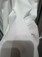 Rideaux élégants haut de gamme pour salon de luxe, voiles texturés blancs de qualité supérieure, draperies translucides en tulle pour la maison
