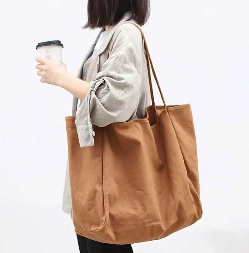 2021Factory Wholesale eco friendly clear canvas totebag blank organic cotton tote bags with custom printed logo