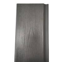 Panneau mural extérieur en WPC 170x20mm, imperméable, co-extrusion, résistant au feu, aux UV, aux termites et à la corrosion, certifié