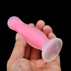 Nuevo Tipo de Dildos Luminosos de Colores, Tapón Anal Vestibular de Silicona, Dildo de Masturbación Femenina, Juguetes Sexuales para Mujeres - Product Image 5