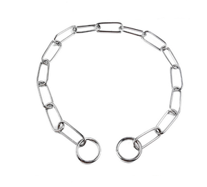 Staal verzinkt choke ketting collier lange schakel - Product Image 1