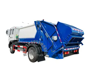 hot sale small mini garbage truck ZZ HOWO 8CBM 4*2 rubbish compactor truck