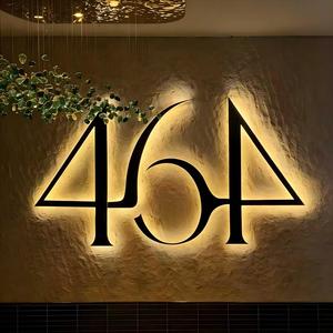 Enseigne lumineuse 3D personnalisée avec logo rétroéclairé, lettres 3D, enseigne lumineuse à LED pour entreprise, panneau lumineux personnalisé à LED pour entreprise - Product Image 1