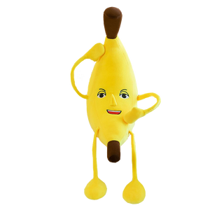 Oreillers en peluche personnalisables en usine Grandes bananes Oies blanches Éléphants en peluche douce en coton PP Vente en gros - Product Image 3