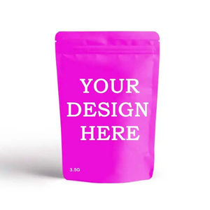 Bolsa de comida de Mylar de polipropileno Ziplock Chips de plátano de Nicotin gomoso de <span class=keywords><strong>galletas</strong></span> de paquete de marca personalizada de los fabricantes - Product Image 4