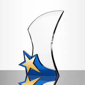 crystal plaque custom star crystal trophy MH-NJ0069