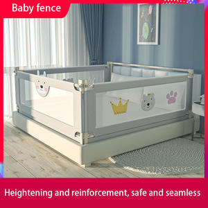 Sponda per Lettino <span class=keywords><strong>Neonato</strong></span> Personalizzabile, Su Misura per le Tue <span class=keywords><strong>Dimensioni</strong></span> e Scelta di Colori, Materiali in Metallo e Oxford, Qualità Premium - Product Image 4