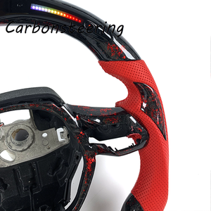 Volant personnalisé en fibre de carbone pour Lamborghini Huracan EVO <span class=keywords><strong>Performante</strong></span> STO LP610 LB724, ajustement OEM, amélioration de l'intérieur sportif - Product Image 4