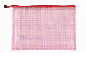 Bolsa de documentos de malla con cremallera y rejilla de PVC A4 de primera calidad: organizador de archivos multiusos, impermeable y duradero para la escuela, la oficina y los viajes - Product Image 4