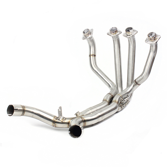 Motorcycle Exhaust System Escape Muffler Middle Connect Link Pipe Slip on Adapter for Z1000 Z 1000