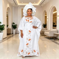 Robes de soirée brodées pour femmes africaines grandes tailles, Dashiki Ankara Boubou, Bazin Rich Design, pour mariages et fêtes