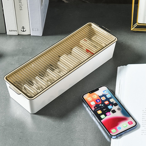 איכות גבוהה ידידותית לסביבה pp פלסטיק מלבן תיבת המארגן עם מכסה שקוף ואביזרים אלקטרוני מארגן - Product Image 3