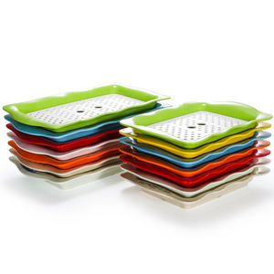 Plato de servicio de bola de masa hervida de plástico de melamina para restaurante - Product Image 2