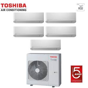 Climatiseur Toshiba Penta Split Inverter Série SEIYA 10+10+13+13+13 (9+9+12+12+12) RAS-4M27U2AVG-E R-32 Wi-Fi - Product Image 1