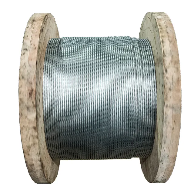 ASTM A475 Standard Class A 7-wire Strand Galvanized Steel Cable EHS 3/8'' Stay Wire Guy Wire