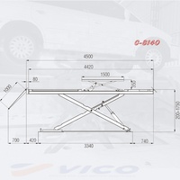 Vico – équipement de réparation automobile certifié CE V-JSDB-C-8140, équipement d'alignement des roues de levage de voiture