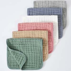 <b>Baby</b> Toddler <b>Muslin</b> Towel Soft Handkerchief Gauze <b>Baby</b> Wipe Burp Cloth Cotton Washcloth - Product Image 4