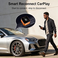 Adaptateur sans fil Carplay Android Auto 2 en 1, mini boîte de conversion pour Carplay filaire d'origine universel