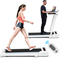 Caminadora Eléctrica Plegable de Acero para Oficina, Marca Manufacturer Well Made 3 en 1, para Caminar, Correr y Trotar, Motor de 2.5HP, Velocidad de 1-12km/h