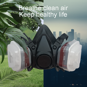 CE M401 masker Gas wajah setengah wajah anti-debu pemakaian nyaman <span class=keywords><strong>Respirator</strong></span> untuk penggunaan pertanian temperamen - Product Image 5