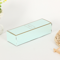 Benutzer definierte eingebettete Logo Flat 6 X6X3 Aus stecher Kuchen boxen mit Pp Pet um elegante Eis klappbare Schicht Pudding Jakobs muschel Bar