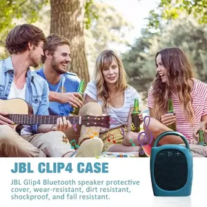 เคสกันน้ำสำหรับเดินทางกระเป๋าใส่ลำโพงสำหรับ <span class=keywords><strong>CLIP4</strong></span> <span class=keywords><strong>JBL</strong></span> สำหรับลำโพง <span class=keywords><strong>JBL</strong></span> อุปกรณ์เสริมฝาครอบป้องกันทำจากซิลิโคนพร้อมสายรัด - Product Image 4