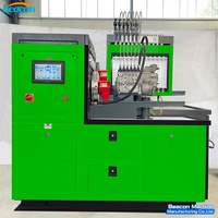 Banc d'essai complet 12PSD pour pompes d'injection diesel avec compensation de surpression pour l'usine de remise à neuf de pompes