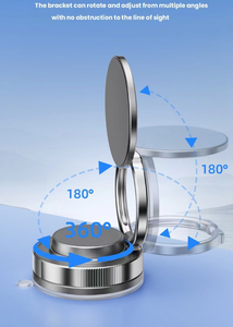 Soporte con Rotación de 360 Grados, Imanes Fuertes, Ventosa Magnética, Soporte Magnético para Teléfono Móvil para iPhone - Product Image 6