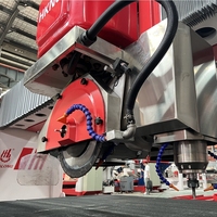 Machine de découpe de dalles de granit à 5 axes CNC italienne HKNC-450+ HUALONG Machinery 2025, gravure et fraisage automatiques