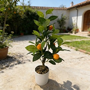 Árbol de Naranjas Artificial, Árbol Artificial, Árbol de Frutas Artificial, Árbol de Naranjas - Product Image 4