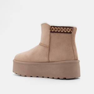 Bottes <span class=keywords><strong>de</strong></span> neige classiques YL-26271 pour femmes, mini-plateformes, pour la mode en plein air, tendances féminines, ODM/OEM - Product Image 6