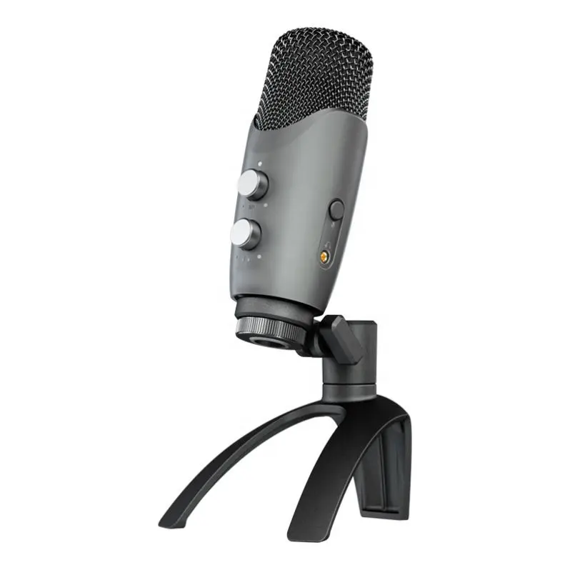 Mini microfone profissional ao vivo, dispositivo portátil de transmissão ao vivo, conecte e jogue, jogo de vídeo e áudio, gravador em vivo, microfone usb preto, venda imperdível