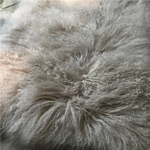 60*120CM parlak boyalı tibet koyun derisi moğol kürk sıcak satış