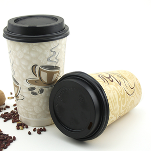 Leones de alta calidad al por mayor 7oz/8oz/9oz tazas de papel desechables con asa - Product Image 3