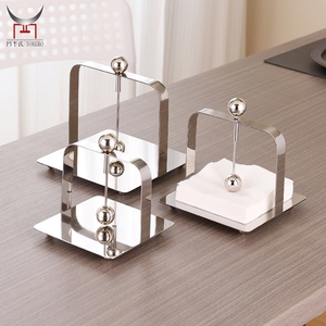 Tempat Tisu Mewah Desain Bola Berbobot Persegi, Dispenser Tisu Meja untuk Pernikahan, Pesta, Hotel, Restoran, Dekorasi Rumah - Product Image 6