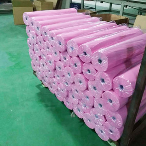 Rouleau de draps jetables imperméables blancs et bleus 35g, taille standard, pour salon de beauté et massage - Product Image 3