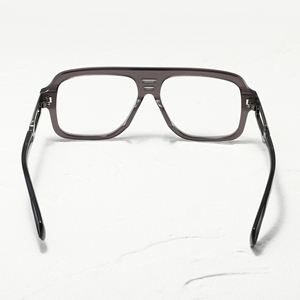 Rectangle Full Rim <b>Eyeglasses</b> Solid Brown Anti-Uv Unisex Adults Vision Correction <b>Frames</b> - Product Image 2