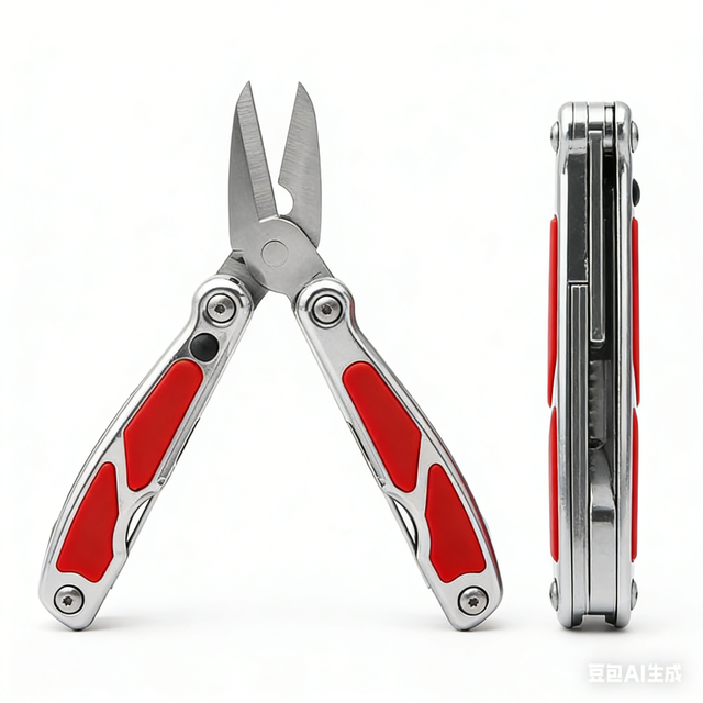 Portable EDC Multi Tool Stainless Steel Folding Combination Pliers With Scissors Multi-Functional Outdoor Survival Tool for Men