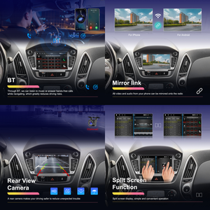 Radio de Coche Android Podofo de 7'' con 2+64GB, Estéreo, Carplay Inalámbrico, Android Auto, Wifi, DVR, EQ, GPS para Hyundai Tucson/IX35 2009-2015 OEM - Product Image 3